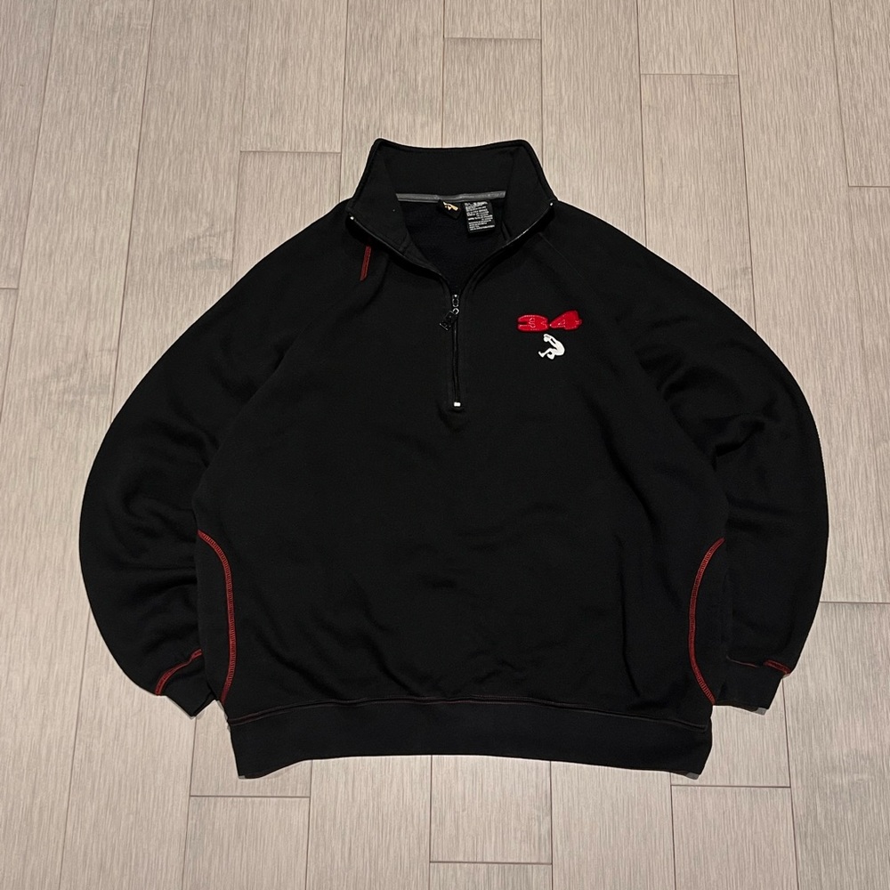 Black Jordan Zip Up Sweater XL